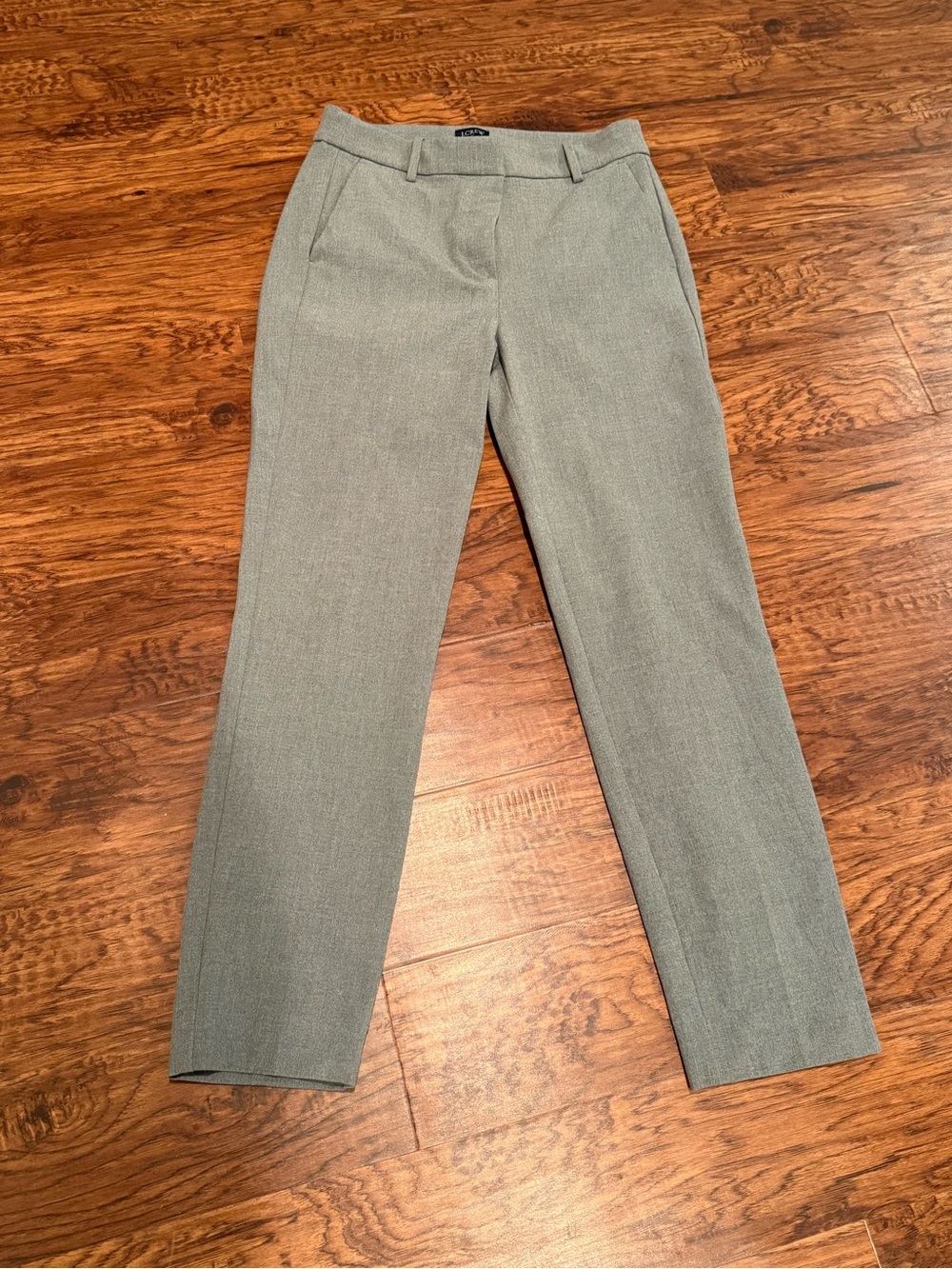 J.Crew Ruby Crop Pant Gray Size 2 Stretch Career Ankle Pants